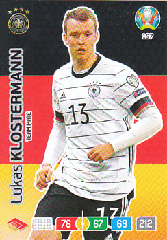 Lukas Klostermann Germany Panini UEFA EURO 2020#197